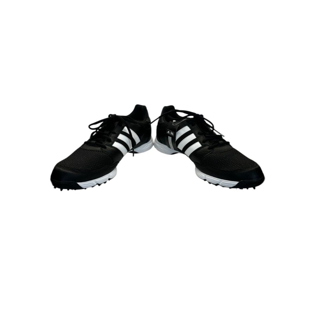 Adidas Tech Response 4.0 Golf Shoes Men’s Size 9 Black White Spiked Traxion NWT - Picture 5 of 9